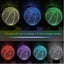 Basketball 3d Illusion Birthday Gift Lamp , 16 Colors Changing Touch Switch Xmas Carousel 2