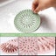 Hair Catcher Durable Silicone Hair Stopper Shower Drain Covers Easy To Install A Carousel 3