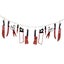 Halloween Blood-colored Banners, Halloween Blood Knife Pendants And Flag-pull De Carousel 1