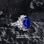 Luxury Oval Crystal Sapphire Ring Diamond Jewellery *Local Buy* Carousel 2