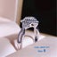 Heart Diamond Ring 925 Silver Twist Ring Jewellery *Over Stocked* Carousel 4