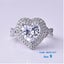 Twist Bridal Diamond Ring Silver Heart Ring Jewellery *Local Buy* Carousel 1