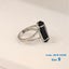 925 Silver Ring Black Gothic Gemstone Ring Jewellery *Over Stocked* Carousel 4