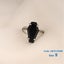 925 Silver Ring Black Gothic Gemstone Ring Jewellery *Over Stocked* Carousel 5