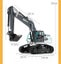 HUINA Dump Truck with Digger - White & Black - RC 1559 1:24 (Hui Na) Carousel 13
