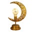Decorative Lunar Table Lamp Cordless - Moon Shape Ramadan Desk Lamp Carousel 3