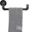 Industrial Wall Mounted Towel Rack - Pipe Shaped Towel Rack for Kitchen, Bathroo Carousel 1