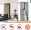 Magnet Fly Screen Door Insect Protection, No Drilling Magnetic Adhesive Curtain Carousel 4