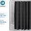 Shower Curtain - Waterproof Polyester Bath Curtain with Reinforced Hem, Size 180 Carousel 3