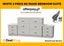 • WHITE FULLY ASSEMBLED 3PC NZ MADE BEDROOM SUITE $835 • Carousel 1