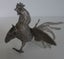 Pair of White Metal Fighting Roosters Carousel 7