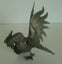 Pair of White Metal Fighting Roosters Carousel 10