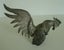 Pair of White Metal Fighting Roosters Carousel 11