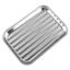 Stainless Steel Tray Rectangular Grilled Fish Plate With Holes Steamed Rice Plat Carousel 1
