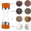 Salt And Pepper Grinder,manual Stainless Steel Salt Pepper Mill 2 In 1- Refillab Carousel 3