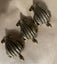 Vintage Style Retro handcrafted Resting Sea Turtle Miniature Ornament Carousel 6
