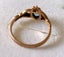 9ct gold with topaz stone claddagh ring . Carousel 4