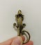 Antique Style Brass Lizard Miniature Figurine Keychain Pendant Decor Carousel 1