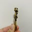 Antique Style Brass Lizard Miniature Figurine Keychain Pendant Decor Carousel 2
