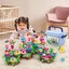 Flower Garden Building Toy Set 104pcs Learning Builder Art Craft DIY Bouquet Carousel 8