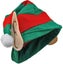 Santa's Little Helper Elf Hat With Cloth Ears Carousel 1