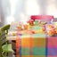 Garnier-Thiebaut Mille Wax Creole Tablecloth 180x180cm Carousel 3