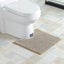 Non-slip Bath Mat Set, 2 Piece Bath Mat 50x80cm, Microfiber Chenille Toilet Mat Carousel 2