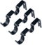 Heavy Duty Double Curtain Rod Bracket - 1 & 5/8 Rod, Set of 6 Non-Adjustable Bra Carousel 1
