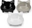 Set of 3x Cat Bowls - Non-slip and Anti-scratch Melamine Bowls, Easy to Clean wi Carousel 1