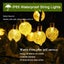 LED String Light Solar Fairy Lights 5m 20LED Warm Light Waterproof Carousel 5