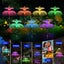 3PCS Outdoor Solar Garden Lights Flower Jellyfish Yard Lights NEW Carousel 1