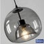 P105-Smoky Grey Glass Pendant Light Carousel 3