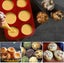 Set Of 2 Large Muffin Pan 6 Molds Silicone Muffin Pan Non-stick Baking Pan For M Carousel 4