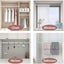 Adjustable Tension Spring Curtain Rod - Telescopic Shower Rod, White, 40-70 inch Carousel 4