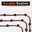 Pack of 50 Cable Clamps - Sticky Cable Manager Clips for Car, Office, and Home C Carousel 3