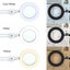 Ring LED beauty tattoo repair magnifying glass lamp usb creative folding long ar Carousel 5