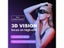 3D IMAX Portable Video Display Stereo Cinema Glasses Carousel 3