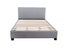 Sleepcenter Plain Headboard Bed Frame - Queen - Grey Carousel 3
