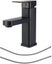 Matte Black Basin Mixer Tap - Single Lever Bathroom Faucet, Modern Design Carousel 1