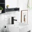 Matte Black Basin Mixer Tap - Single Lever Bathroom Faucet, Modern Design Carousel 4