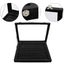 Velvet Ring Storage Box - Jewelry Holder With Clear Glass Lid Hold Up To Display Carousel 4