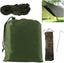 Tent Tarp Camping Tarp Waterproof Picnic Mat 300x300cm Multifunctional Tarp w Carousel 2