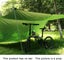 Tent Tarp Camping Tarp Waterproof Picnic Mat 300x300cm Multifunctional Tarp w Carousel 3