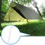 Tent Tarp Camping Tarp Waterproof Picnic Mat 300x300cm Multifunctional Tarp w Carousel 7