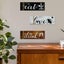 3 Pcs Wooden Wall Art Signs Rustic Wooden Eat Drink Love Wood Sign Decorative Carousel 2