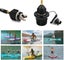 2Pcs Air Pump Air Valve Adapter Inflatable Boat Air Pump Converter Universal Carousel 2
