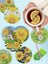 8 Pcs Diamond Paint Cup Mat with Holder Sunflower Gnome Diamond Drawing Cup K Carousel 6
