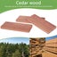 12 Pcs Cedar Blocks with 12 Hook Hanger Red Cedar Hang Ups for Clothes Storag Carousel 7