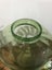 Large uranium glass vase Carousel 3