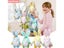 Long Legs Easter Egg Rudolf Doll Rabbit Elf Bunny Easter Gift Kids DIY Happy Carousel 7